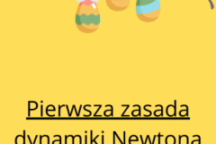 Pierwsza zasada dynamiki Newtona