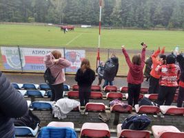 2023 10 21 Nasi na meczu Polonia Jastrowie vs. KP Piła