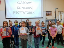 28 09 2020 Klasowy konkurs recytatorski w  III c