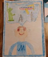 Klasowy konkurs"Portret wyobraźni " w klasie III c