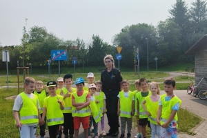 2025 06 06 Przedszkolaki w miasteczku ruchu drogowego